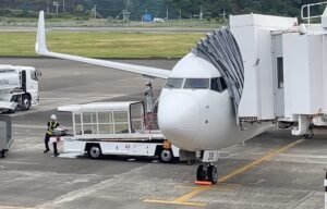 JAL boarding ramp