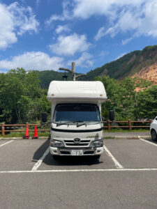 Parking RV in space