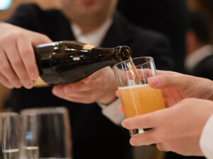 pouring a drink