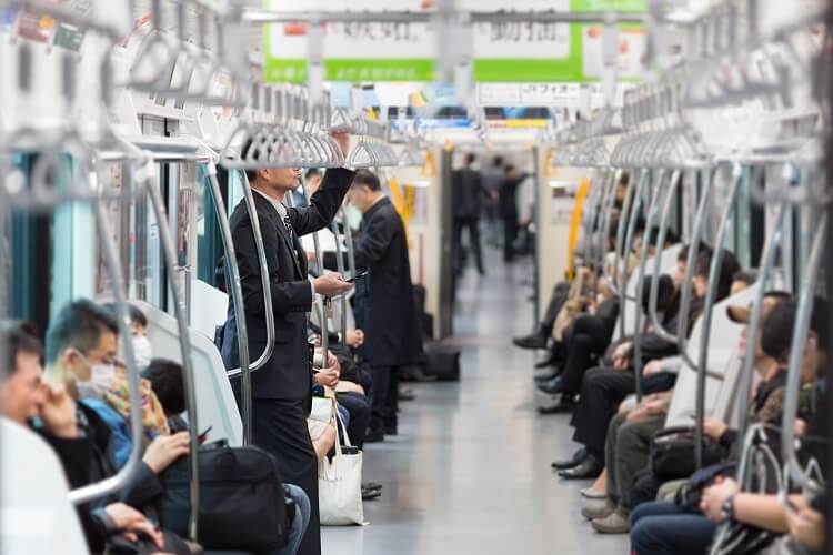 train in Japan