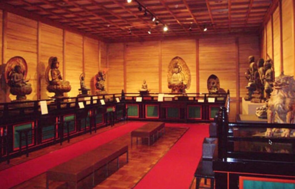 Reihokan Museum exhibit in Wakayama Japan