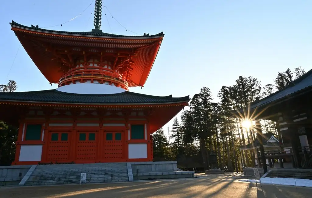 danjo garan, temple, japan, world heritage site, buddhist temple, wakayama
