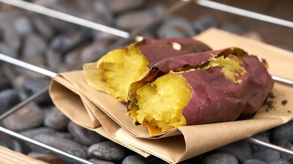 Japanese roasted sweet potato